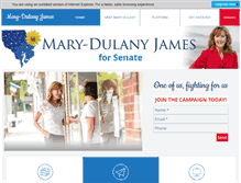 Tablet Screenshot of marydulanyjames.com